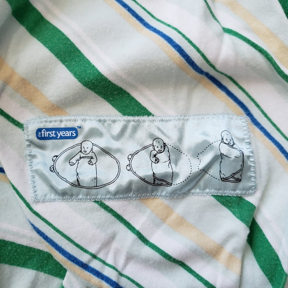 The First Years Swaddle Wrap Bundle + Infant Caps - Picture 7 of 11